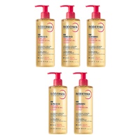 Bioderma Sensibio Micellar Cleansing Oil Makeup Remover 300mL Pack of 5