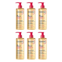 Bioderma Sensibio Micellar Cleansing Oil Makeup Remover 300mL Pack of 6