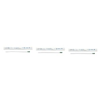 Cure Medical Catheter Male Uncoated 16 Straight Tip 14 Pack of 3