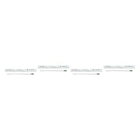 Cure Medical Catheter Male Uncoated 16 Straight Tip 14 Pack of 4