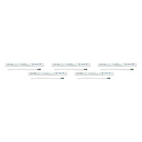 Cure Medical Catheter Male Uncoated 16 Straight Tip 14 Pack of 5