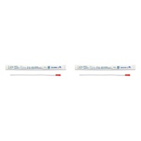 Cure Medical Catheter Male Uncoated 16 Straight Tip 16 Pack of 2