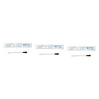 Cure Medical Uncoated Female Catheter 6 Inch Straight Tip Pack of 3