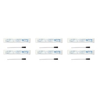 Cure Medical Uncoated Female Catheter 6 Inch Straight Tip Pack of 6