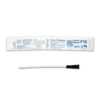 Cure Medical Uncoated Female Catheter 6 Inch Straight Tip