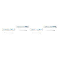 Cure Medical Catheter Female Uncoated 6 Inch Straight Tip 12 Pack of 4