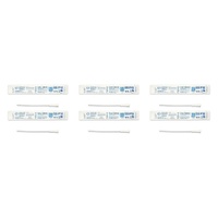 Cure Medical Catheter Female Uncoated 6 Inch Straight Tip 12 Pack of 6