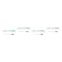 Cure Medical Catheter Female Uncoated 6 Inch Straight Tip 14 Pack of 4