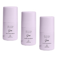 GEM Skin Loving Roll On Deodorant Vanilla Macadamia 50mL Pack of 3