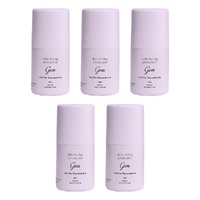 GEM Skin Loving Roll On Deodorant Vanilla Macadamia 50mL Pack of 5