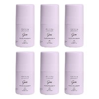 GEM Skin Loving Roll On Deodorant Vanilla Macadamia 50mL Pack of 6