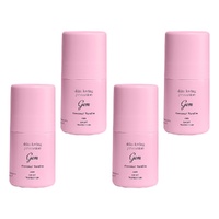 GEM Skin Loving Roll On Deodorant Coconut Vanilla 50mL Pack of 4