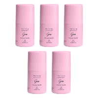 GEM Skin Loving Roll On Deodorant Coconut Vanilla 50mL Pack of 5