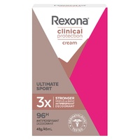 Rexona Clinical Protection Cream Ultimate Sport Antiperspirant Deodorant 45mL