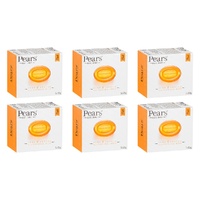 Pears Pure & Gentle Soap With Natural Oils 3 x 125g Pack of 6