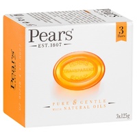 Pears Pure & Gentle Soap With Natural Oils 3 x 125g