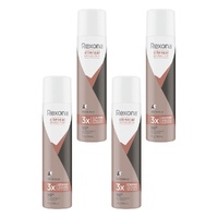 Rexona Clinical Protection Invisible Antiperspirant Deodorant 180mL Pack of 4