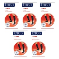 Jobst Men Knee High Large Black 15-20mmHg Pack of 5