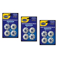 Scholl Shoe Deodoriser Balls 4 Pack Bundle of 3