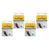 Futuro Wrap Around Wrist Support Adjustable Pack of 4