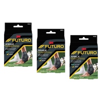 Futuro Performance Ankle Support Adjustable Pack of 3