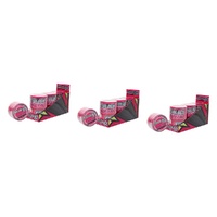 Medstock Kinesiology Tape Pink, 5m Roll Pack of 3
