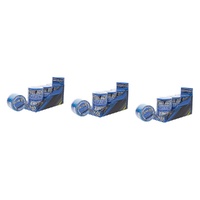 Medstock Kinesiology Tape Blue, 5m Roll Pack of 3