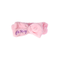 Oh Flossy Childrens Kids Pink Cosmetic Fluffy Headband