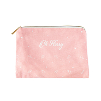 Oh Flossy Childrens Kids Pink Cosmetic Toiletry or Pencil Case