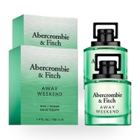 Abercrombie & Fitch Away Weekend for Men Eau De Toilette EDT 100ml Spray Pack of 2