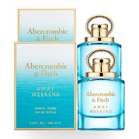Abercrombie & Fitch Away Weekend for Women Eau De Parfum EDP 100ml Spray Pack of 2