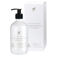 Urban Rituelle White Lotus, Geramium Leaf & Bergamont Hand & Body Lotion 500ml