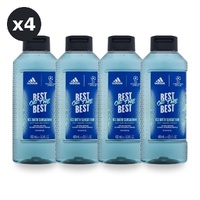 Adidas Uefa 9 Best of the Best Shower Gel 400ml Pack of 4