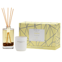 Bramble Bay Diffuser Candle Giftbox Crystal Infusion Collection Vanilla Custard