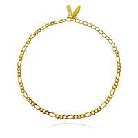 Culturesse Viola Fine Gold Link Chain Bracelet 