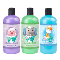 Baby & Me Kids Bubble Bath Set Giraffe Elephant Piggy 500ml