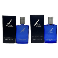 Blue Stratos Pre Electric Aftershave & EDT Mens Fragrance Set 100ml