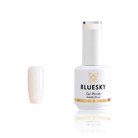 Bluesky 80520 White Glitter Gel Nail Polish 15ml Shine Bright