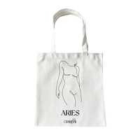 Culturesse She Is Aries Eco Zodiac Muse Tote Bag
