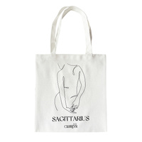 Culturesse She Is Sagittarius Eco Zodiac Muse Tote Bag