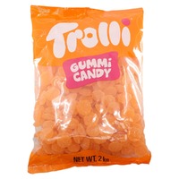 Trolli Sour Mandarines Candy Lollies Sweets Bulk Pack 2kg