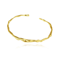 Culturesse Be The Flow Artisan Bangle (Gold)