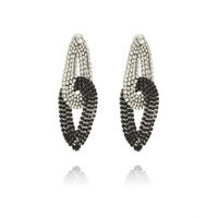 Culturesse Brooklyn Diamante Knot Earrings