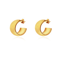 Culturesse Maxine Fashionista Chunky Bowl Earrings 