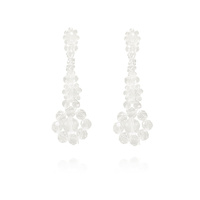 Culturesse Isadora Beaded Floral Drop Earrings