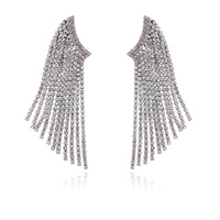 Culturesse Lais Diamante Tassel Earrings