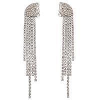 Culturesse Emilio Crystal Diamante Earrings (My ears are pierced)