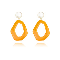 Culturesse Symone Modern Geo Drop Earrings