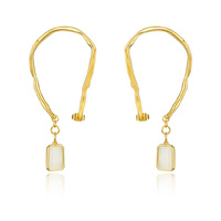 Culturesse Echo Artsy Ear Frame Earrings