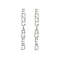 Culturesse Engaged Crystal Diamante Earrings